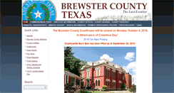 Desktop Screenshot of brewstercountytx.com